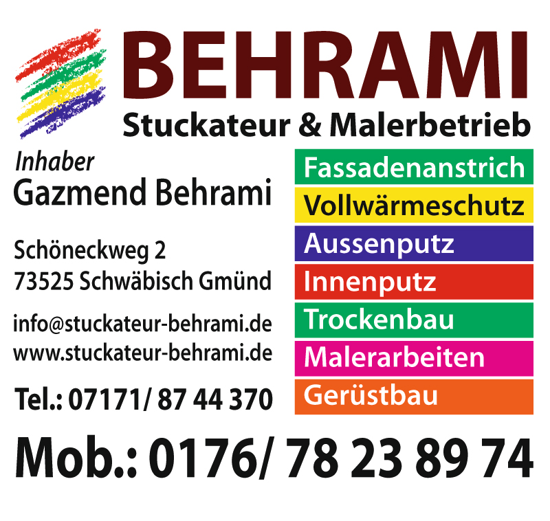 BEHRAMI STUCKATEUR UND MALERBETRIEB